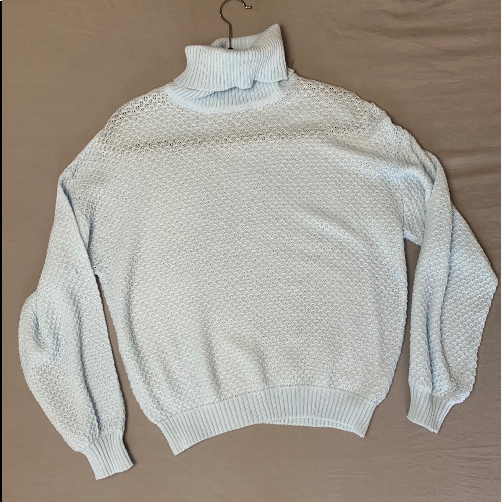 Baby blue sweater